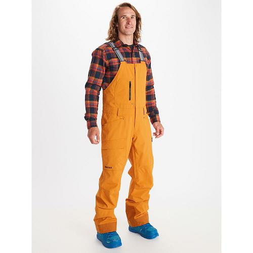 Marmot Discovery Bib Pants - Mens Ski Pants Yellow CA4532861 Canada